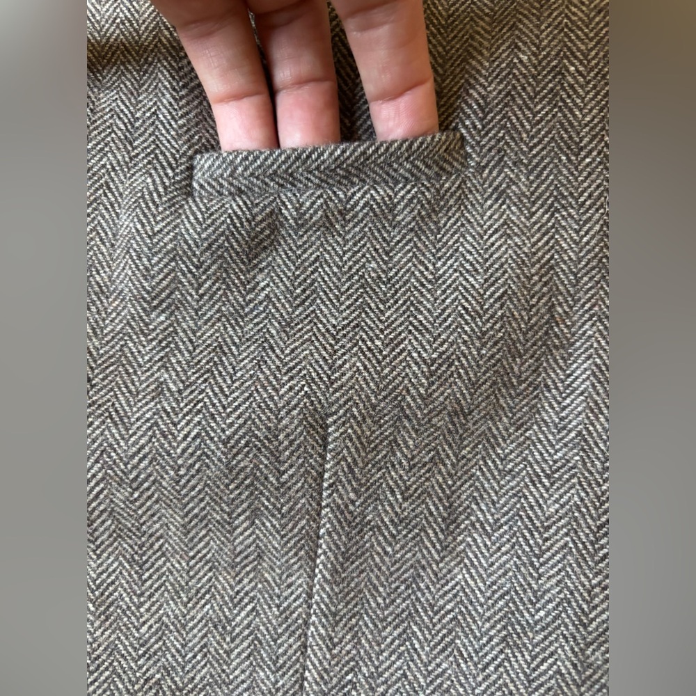 Paul Jones Since 1958 - Herringbone Wool Waistcoat Vest - M - Picture 6 of 14